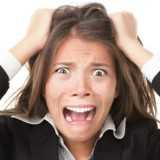 Girl stressed